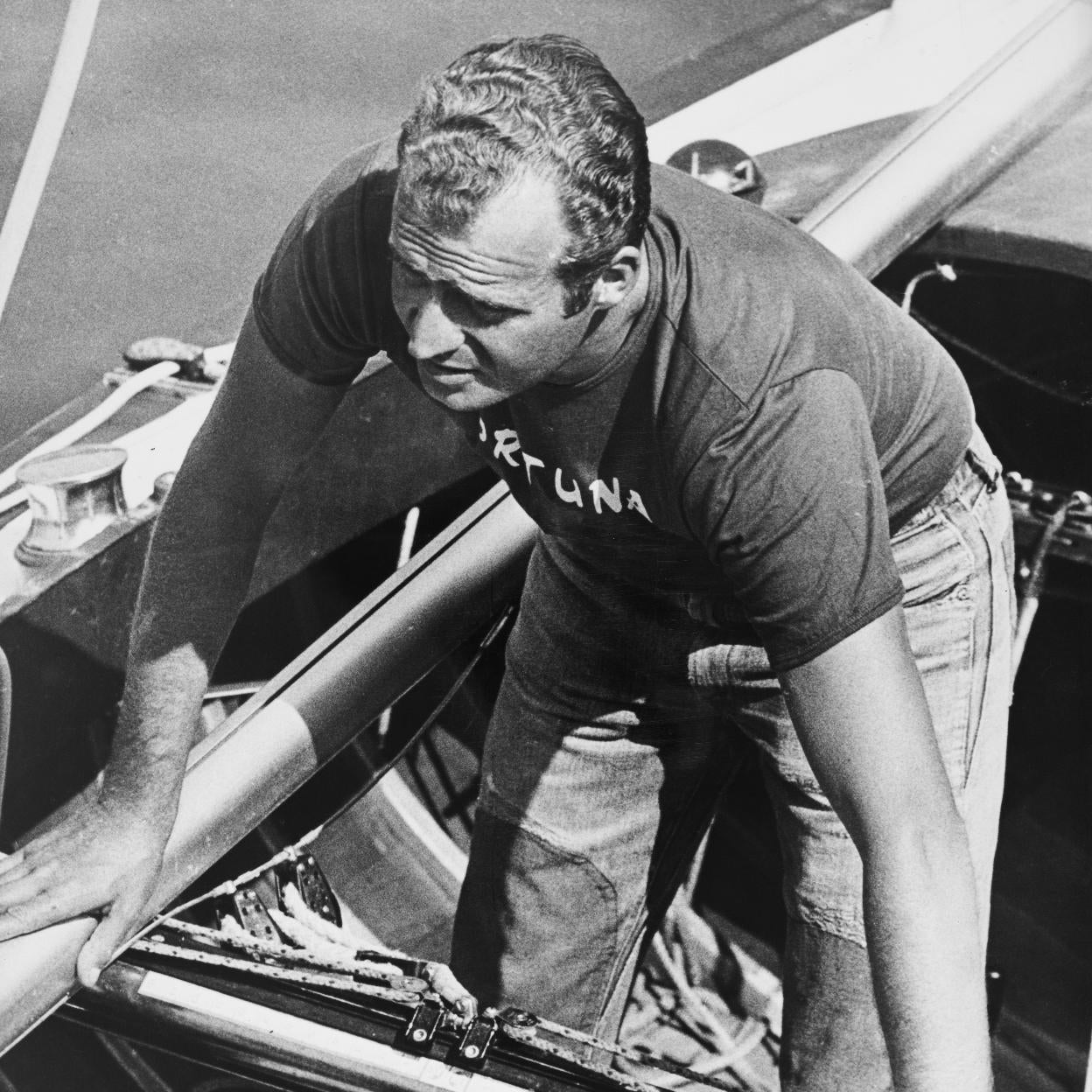 El rey Juan Carlos a bordo de un barco, en una imagen de archivo. 