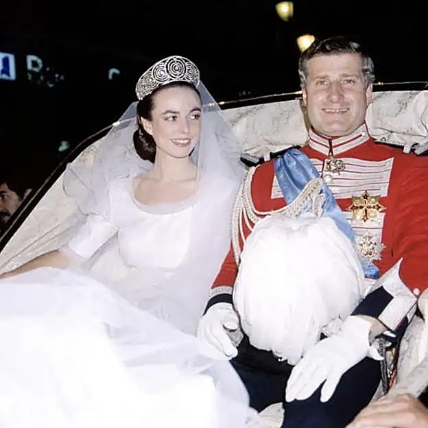 El duque, el día de su boda con Matilde Solís.