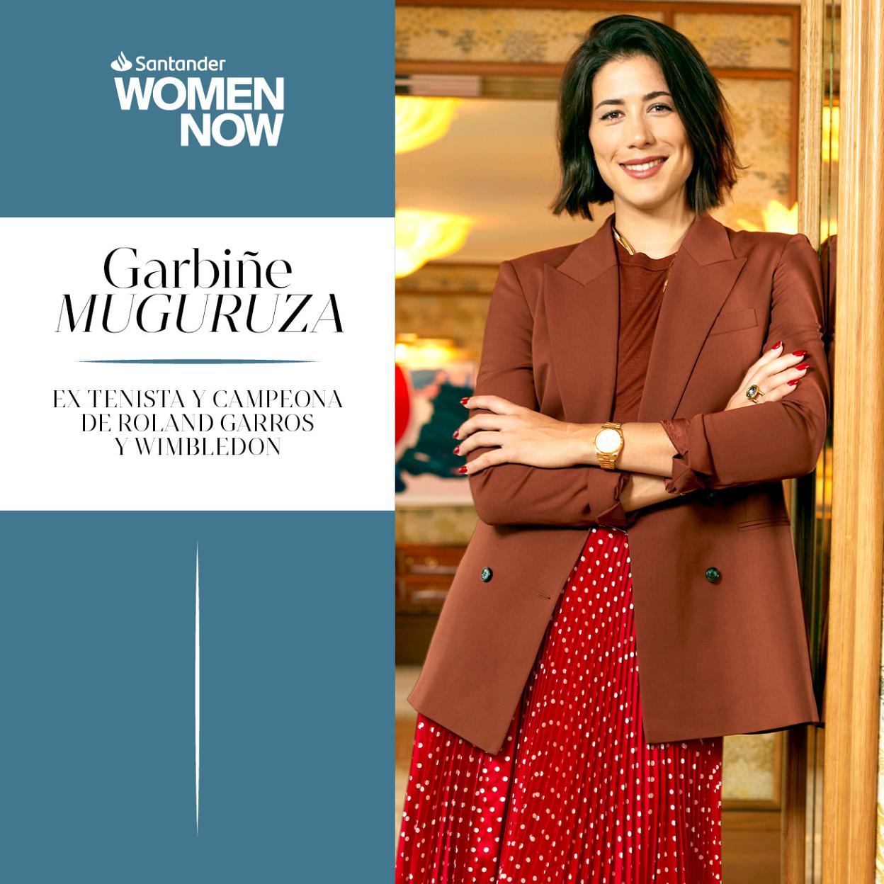 Garbiñe Muguruza será una de las protagonistas de Santander WomenNOW.