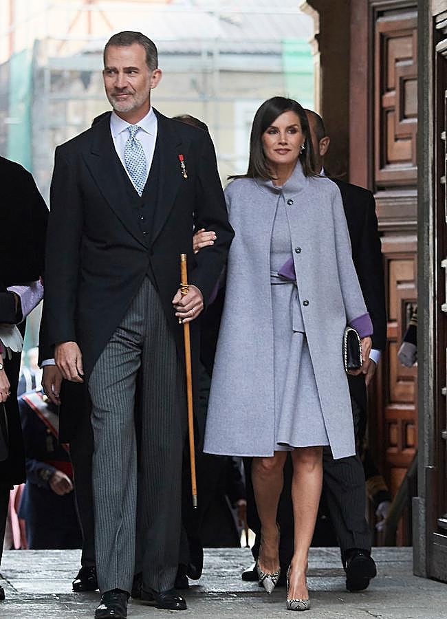 Imagen - La reina Letizia junto al rey Felipe en los Premios Cervantes 2018. (LIMITED PICTURES)