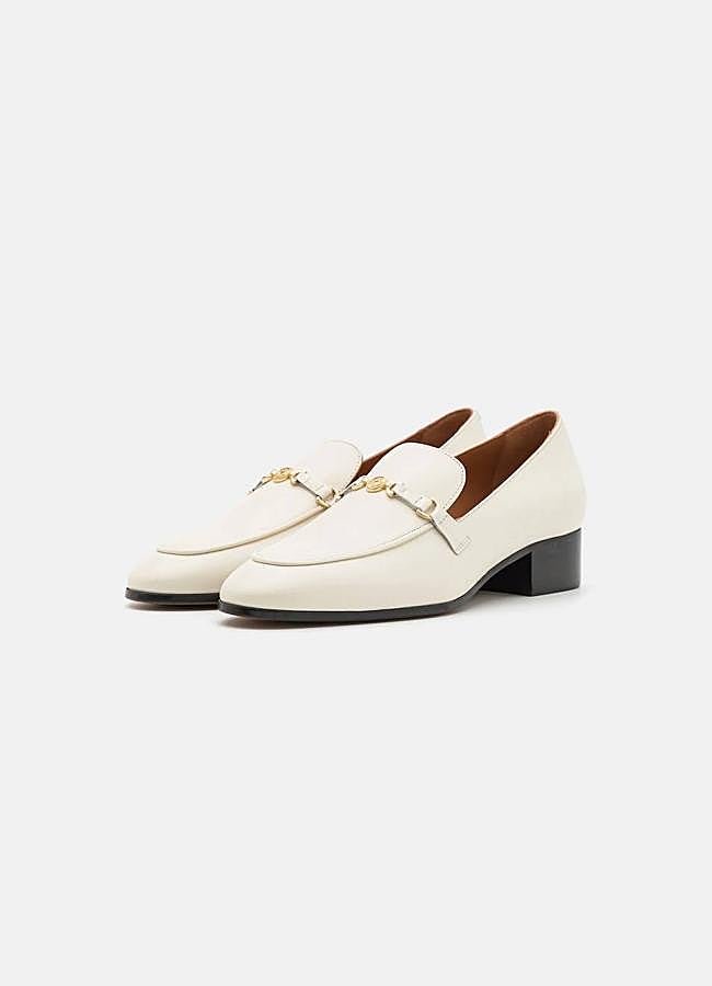 Imagen - Mocasines blancos de tacón