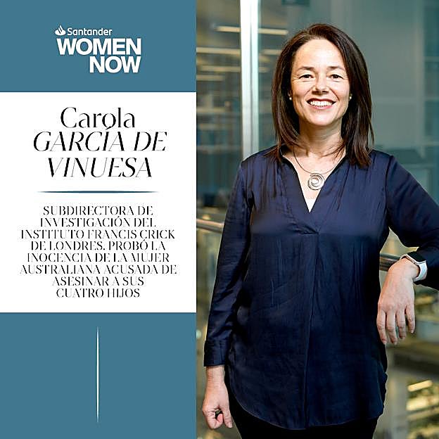 Carola García de Vinuesa, la genetista que resolvió el true crime más famoso de Australia, estará en Santander WomenNOW