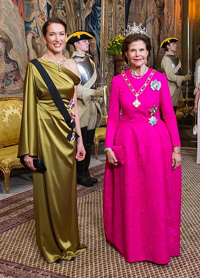 Imagen - La esposa del presidente de la República de Finlandia y la reina de Suecia. / GTRES