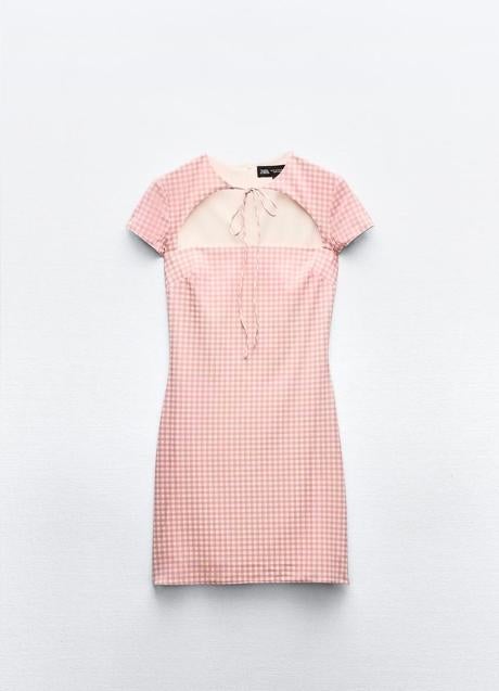 Imagen - Vestido con estampado de cuadros de Zara (29,99 euros)