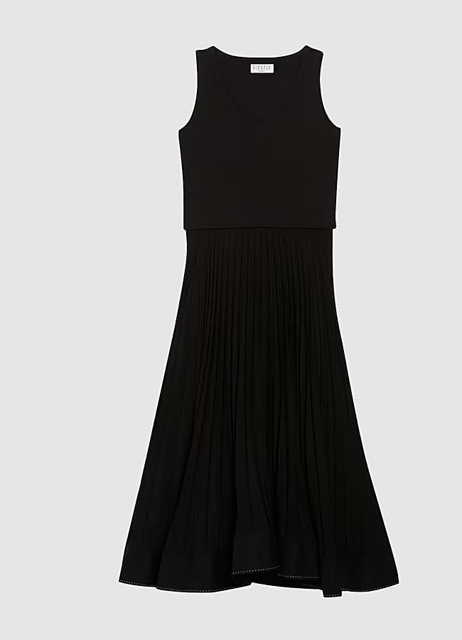 Imagen - Vestido negro de tablas de Claudie Pierlot, 177 euros.