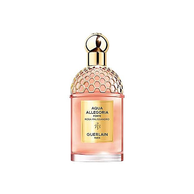 Perfume Aqua Allegoria Forte Rose Palissandro de Guerlain.