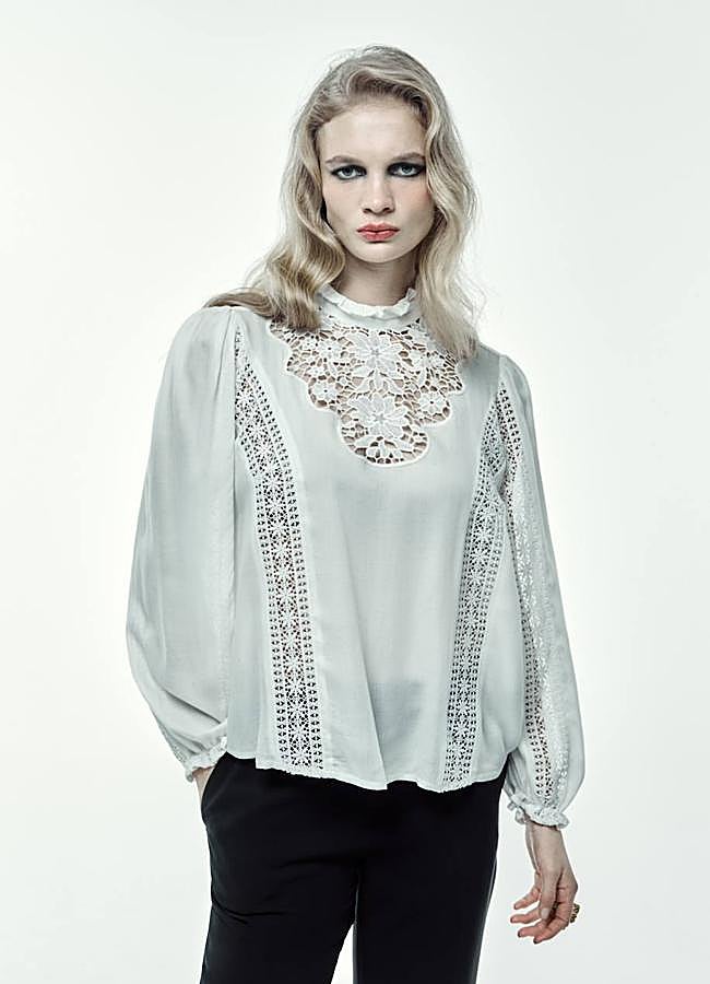 Imagen - Blusa calada con estilo romántico