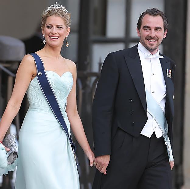 Nicolás de Grecia y Tatiana Blatnik, antes de su divorcio. 