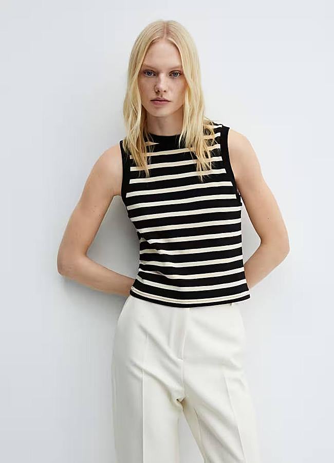 Imagen - Camiseta de manga sisa con rayas