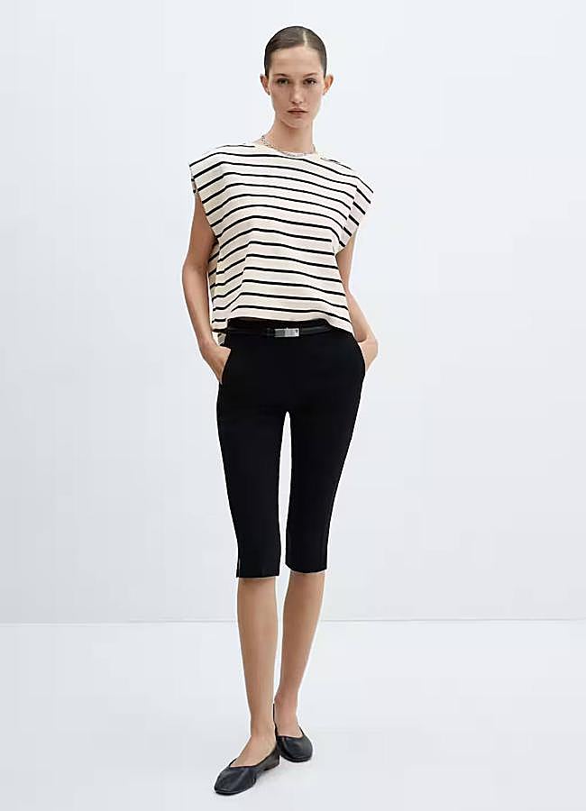 Imagen - Camiseta de rayas con hombreras