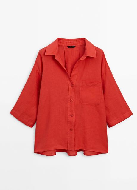 Imagen - Camisa roja de Massimo Dutti (49,99 euros)