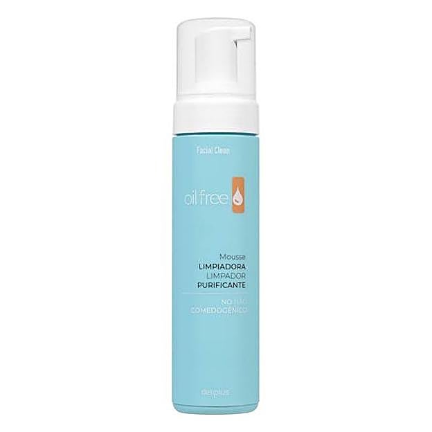 Mousse facial limpiadora purificante de Deliplus. Precio: 4 euros