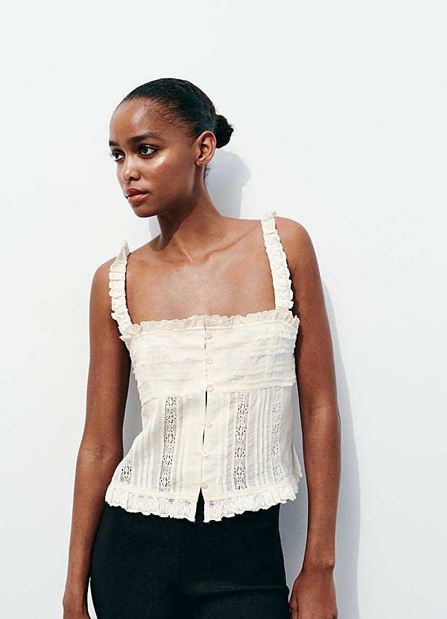 Imagen - Top romántico adornado con volantes