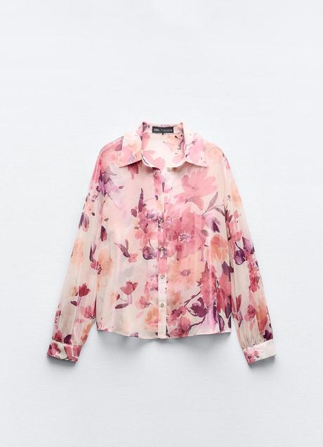 Imagen - Camisa con estampado de flores de Zara (29,99 euros)