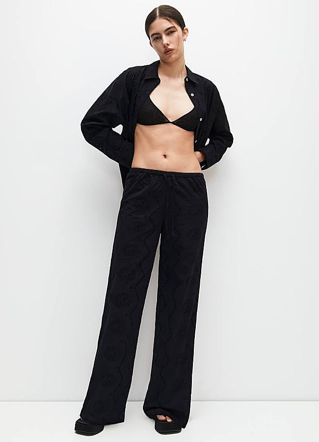 Imagen - Pantalones cómodos en tejido bordado