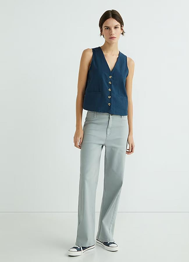 Imagen - Chaleco sastre en color azul de Hipercor.