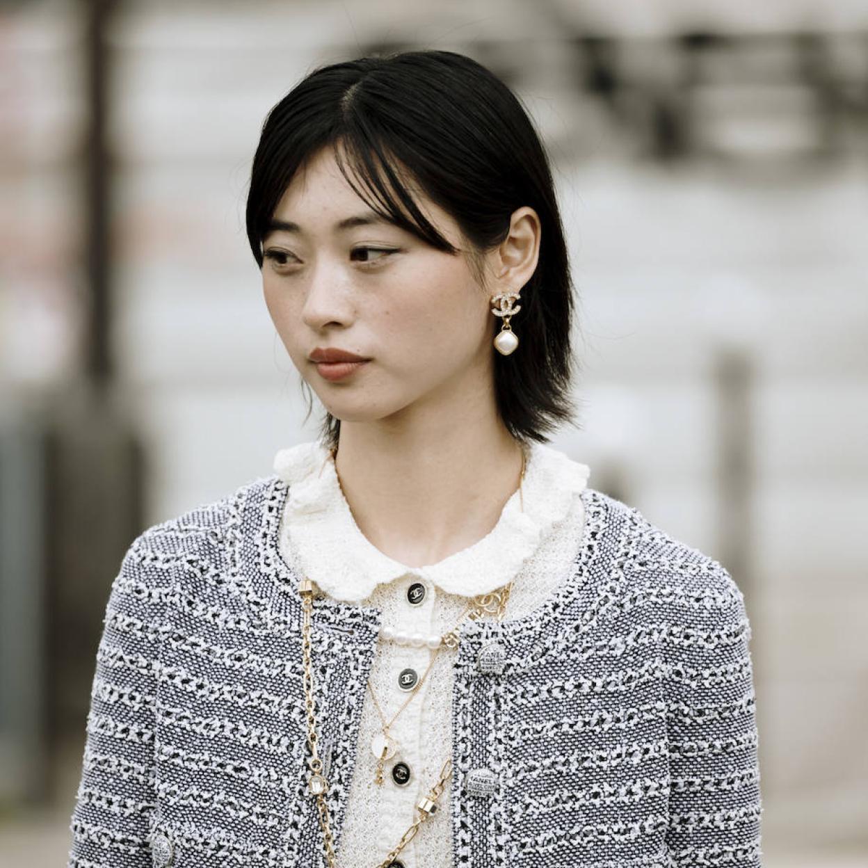 Influencer coreana con piel aterciopelada