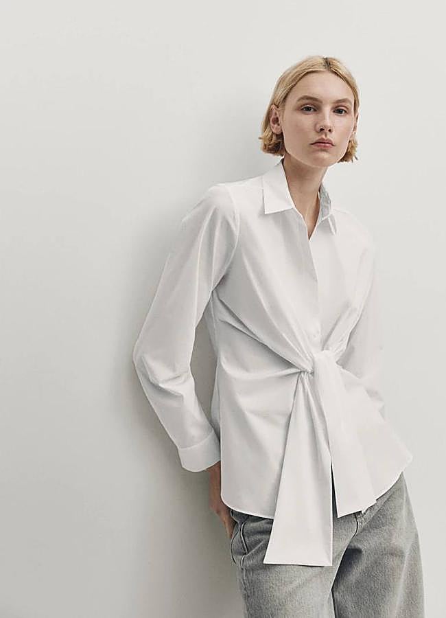 Imagen - Camisa blanca con lazada