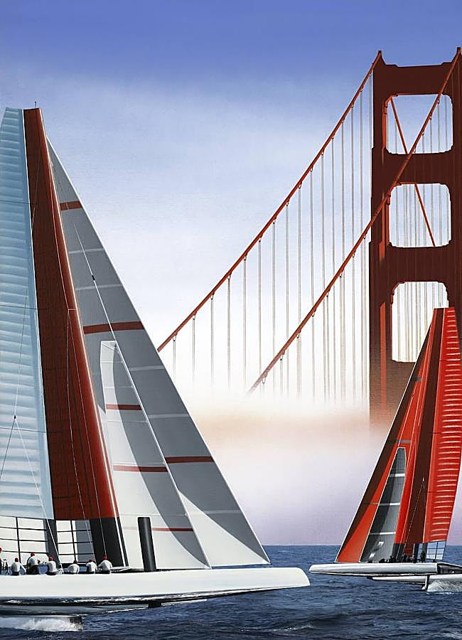 Imagen - Cartel oficial de la 37ª Louis Vuitton America's Cup.