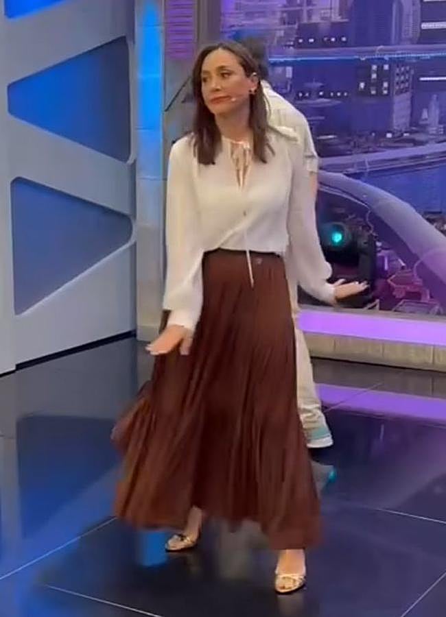 Imagen - Tamara Falcó con unas sandalias doradas de Zara. @TAMARA_FALCO