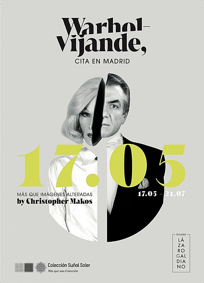 Imagen - Cartel de la exposición Warhol & Vijande. Cita en Madrid.