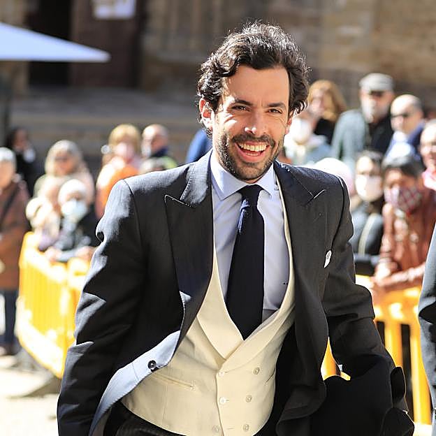 Alonso Aznar, en la boda de Álvaro Falcó e Isabelle Junot. 
