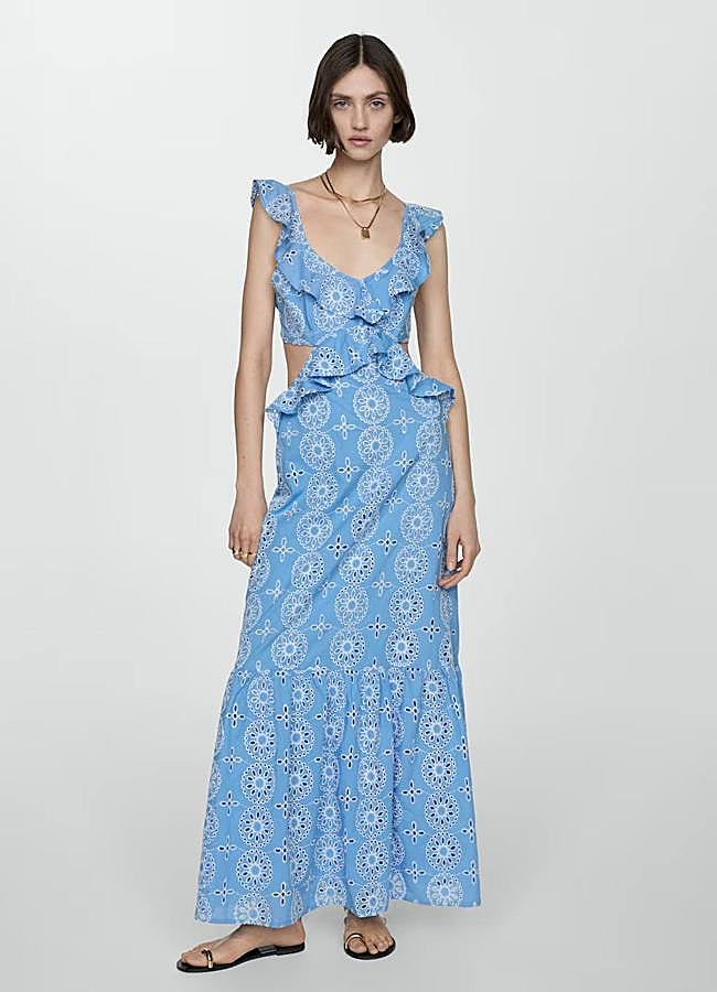 Imagen - Vestido largo bordado