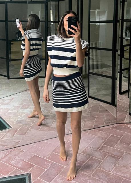 Imagen - Falda de rayas de Zara (39,99 euros)