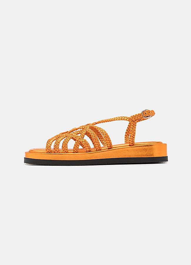 Imagen - Sandalias naranjas trenzadas de Melvin&Hamilton, 116,95 euros.