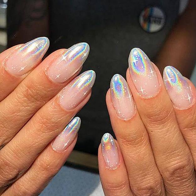 Aurora nails efecto ombré