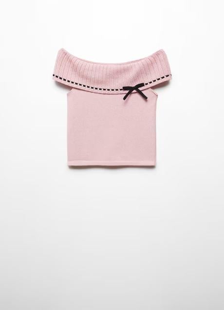 Imagen - Top con los hombros descubiertos de Mango (25,99 euros)