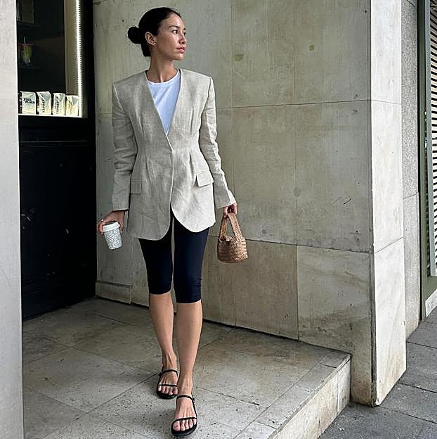 Look con pantalones capri