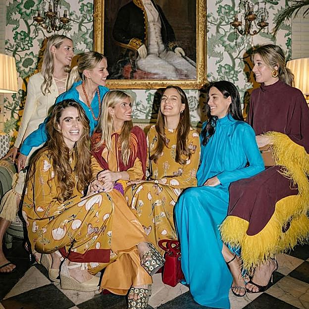 Lulu Figueroa, Mónica Anoz, Alejandra Domínguez, Patricia Sañes, Cleopatra zu Oettingen-Spielberg, Alessandra de Osma e Inés de Cominges. 