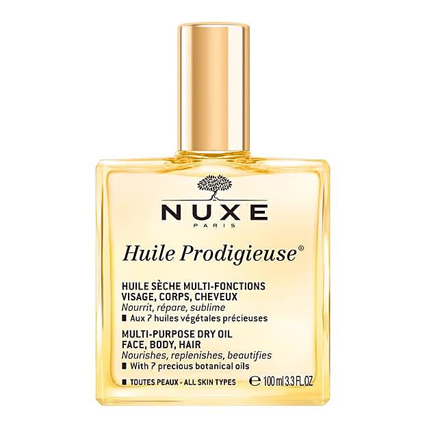 Aceite en seco Huile Prodigieuse de Nuxe.