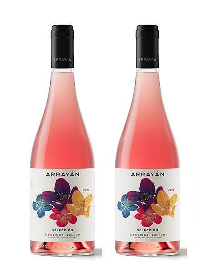 Imagen - Dos botellas de Arrayán, el rosado con denominación de origen Méntrida-Toledo. / DR