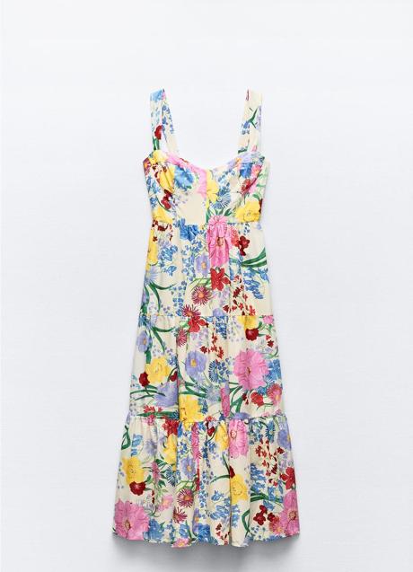 Imagen - Vestido estampado de Zara (39,99 euros)