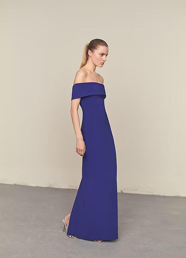 Imagen - Vestido con hombros descubiertos de Mango (150 euros).