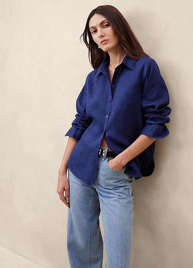 Imagen - Banana Republic Classic Linen Shirt, 100 euros.