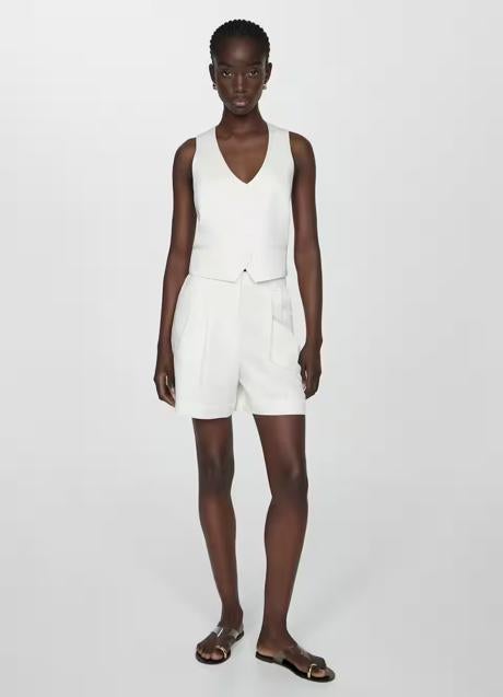 Imagen - Chaleco blanco de Mango (35,99 euros)