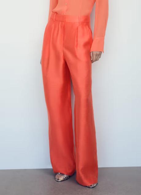 Imagen - Pantalón naranja de Mango (49,99 euros)