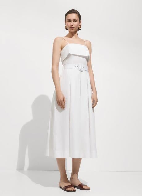 Imagen - Vestido blanco de Mango (49,99 euros)