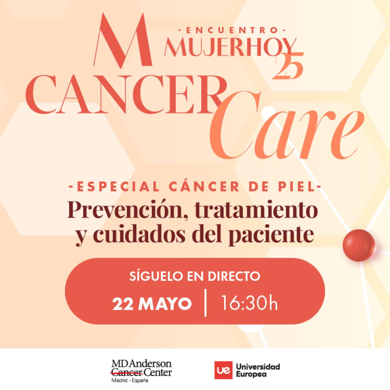 No te pierdas Mujerhoy Cancer Care 2024 el miércoles 22 de mayo.
