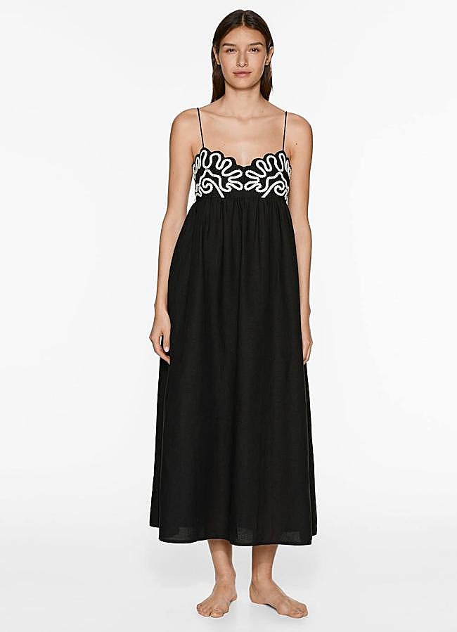 Imagen - Vestido de lino bordado