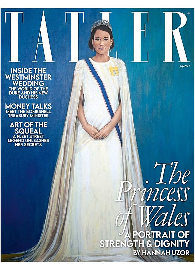 Imagen - Kate Middleton retratada (y con numerosas polémicas) para la revista inglesa Tatler. / INSTAGRAM @tatlermagazine