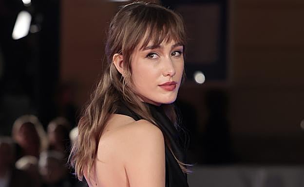 La actriz Almudena Amor en el Festival de Cine de Málaga. 