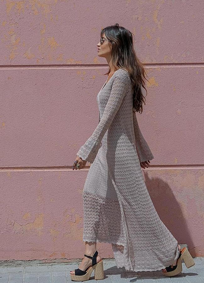 Imagen - Sara Carbonero con unas sandalias con plataforma de Popa. / @saracarbonero