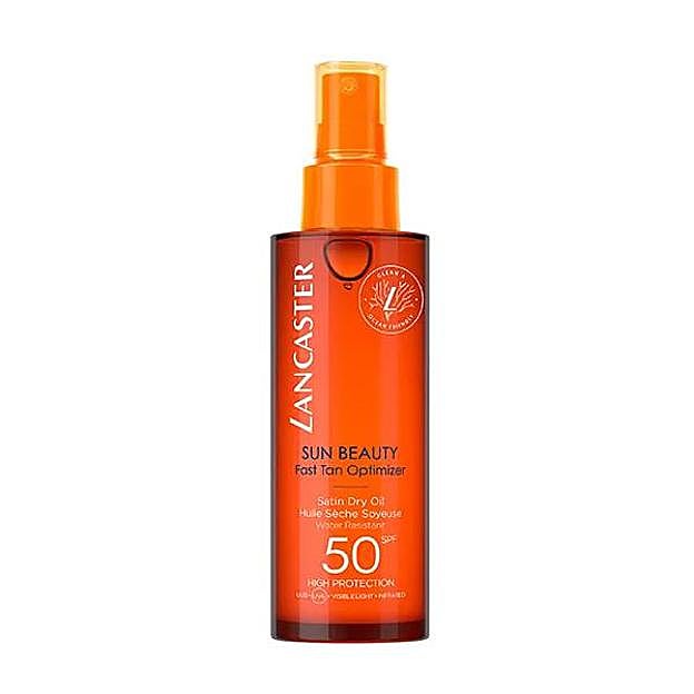 Sun Beauty Fast Tan Optimizer Satin Dry Oil SPF50 de Lancaster