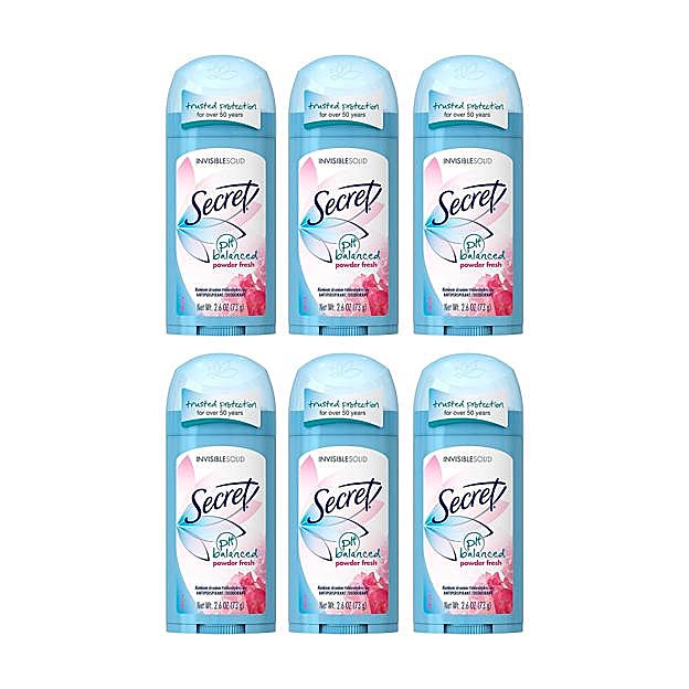 Desodorante antitranspirante de Secret.