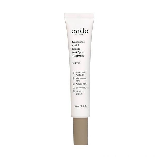 Tranexamic Acid & Licorice Dark Spot Treatment de Ondo Beauty. Precio: 24,99 euros
