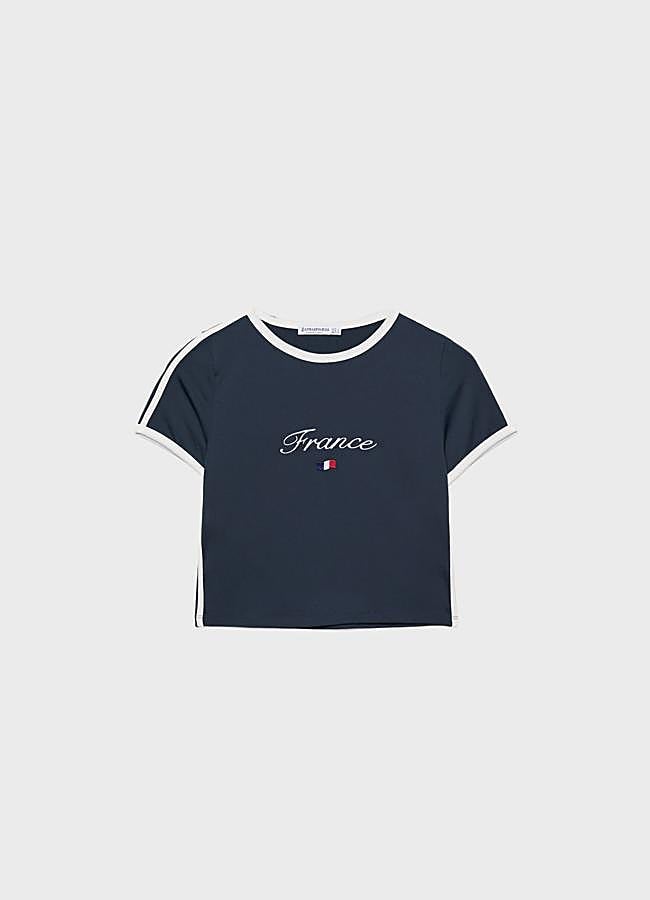 Imagen - Camiseta France de Stradivarius.